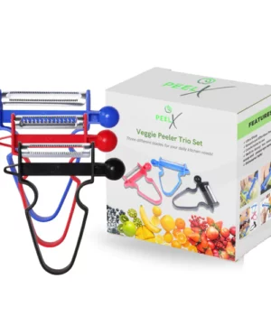 PeelX™ Veggie Peeler Trio Set