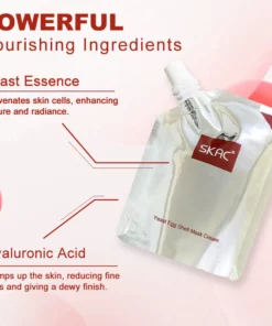 Peeluxe™ Yeast Egg Shell Mask Cream