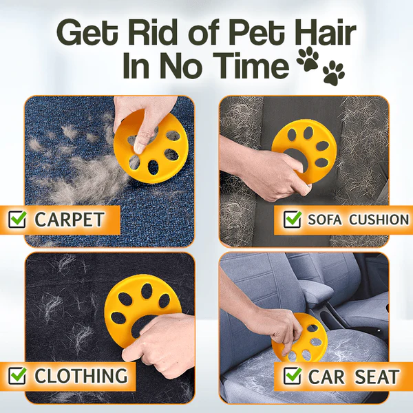 Filtro reutilizable para depilación de pelo de mascotas