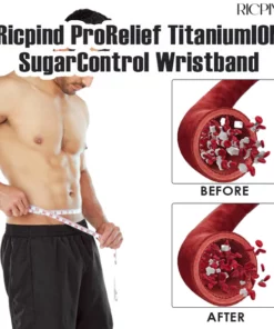 Ricpind ProRelief TitaniumION SugarControl Wristband
