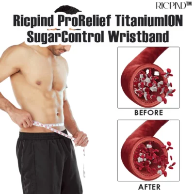 Ricpind ProRelief TitaniumION SugarControl Wristband