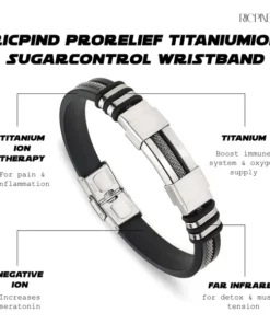 Ricpind ProRelief TitaniumION SugarControl Wristband