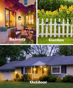 SUNLIGHT Outdoor Solar Power Lamp