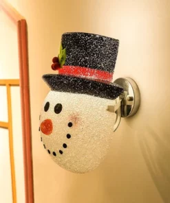 Snowman Porch Light Covers