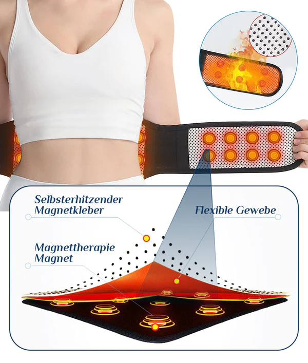 Sugoola™ Lendenwirbel- und Ischiasnervschmerzen Magnetische Schmerzlinderungsgürtel