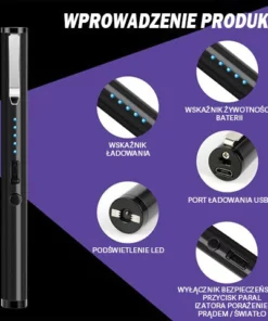 Taktyczny paralizator o wysokiej mocy 25 000 000