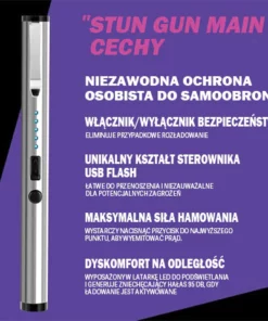 Taktyczny paralizator o wysokiej mocy 25 000 000