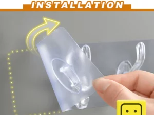 Trimmable Wall-Mounted 6-Hook Rack