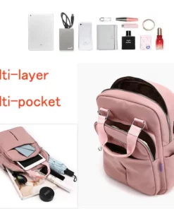 USB Charging Luggage Backpack Natural Waterproof Multi-Pocket