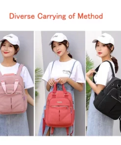 USB Charging Luggage Backpack Natural Waterproof Multi-Pocket