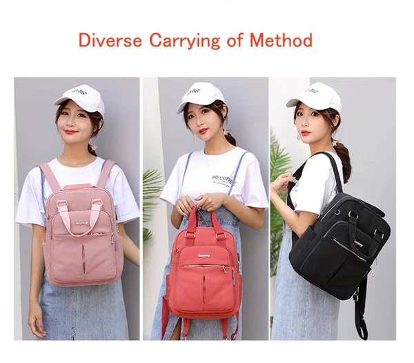 USB Charging Luggage Backpack Natural Waterproof Multi-Pocket