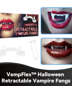 VampFlex™ હેલોવીન રિટ્રેક્ટેબલ વેમ્પાયર ફેંગ્સ