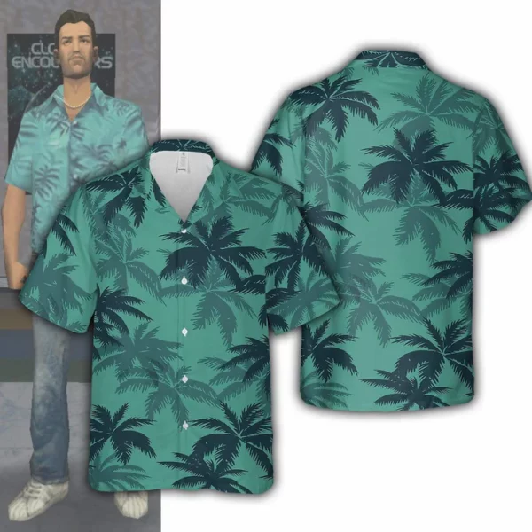 Vice City Hawaii-skjorte