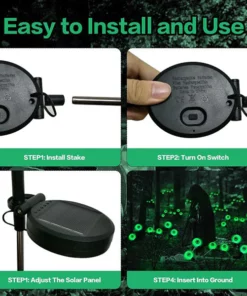 Waterproof Solar Swaying Garden Lights ๐