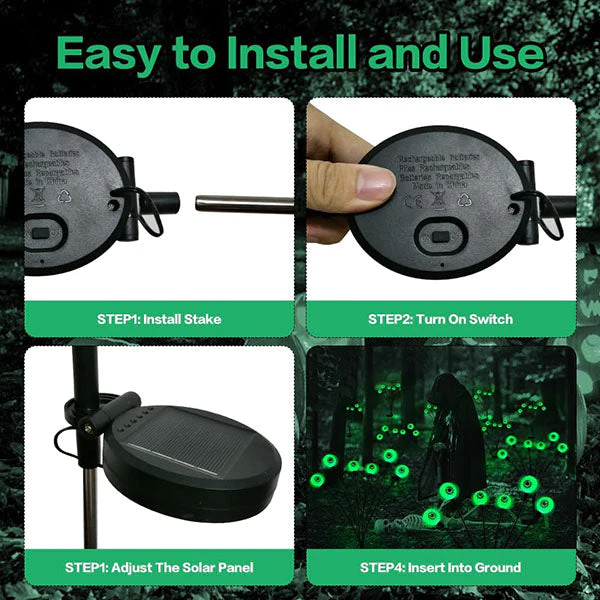 Waterproof Solar Swaying Garden Lights ๐