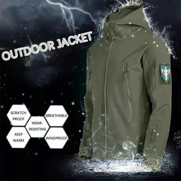 Chaqueta impermeable para vento