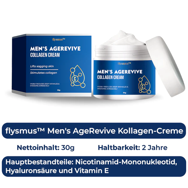 flysmus™ AgeRevive Kollagen-Creme voor heren