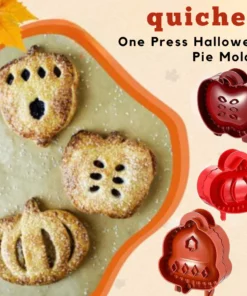 quiche™ One Press Halloween Pie Molder