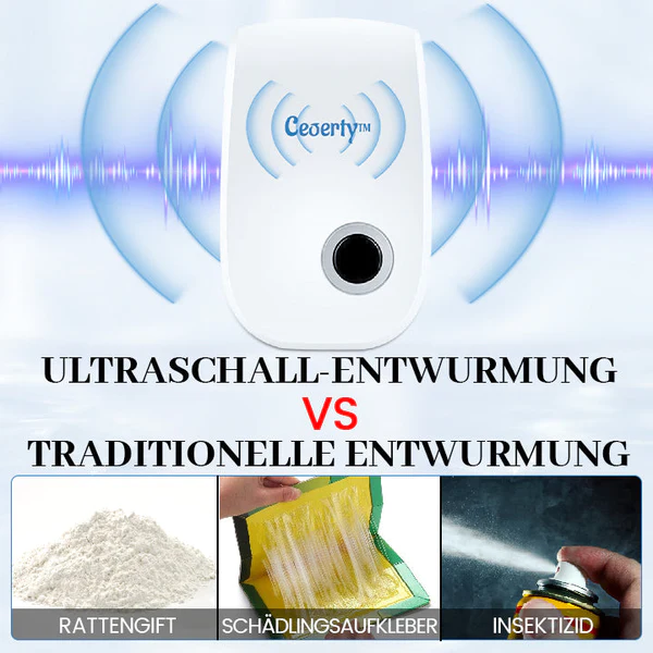 Ceoerty ™ PestOFF Ultraschall-Schädlingsvertreiber