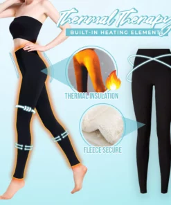 Alternative view of Ceoerty™ ThermaSlim Women's High Waist Winter Leggings