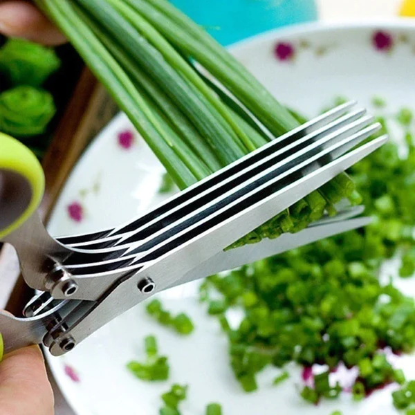 GFOUK™ 5 Blade Kitchen Salad Gunting