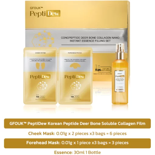 GFOUK™ PeptiDew Korean Peptide Deer Bone Soluble Collagen Film