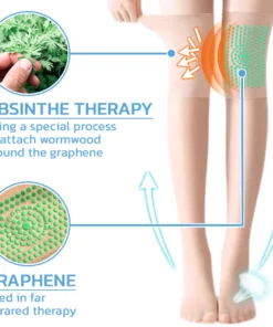 GFOUK™ IONSDETOX Tourmaline Acupressure Self-heating Silk Stocks