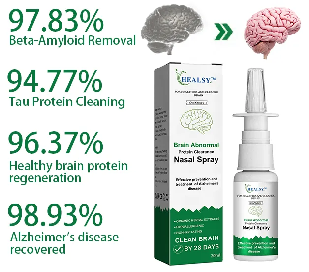 Healsy™ Brain Abnormal Protein Clearance Nasal Spray
