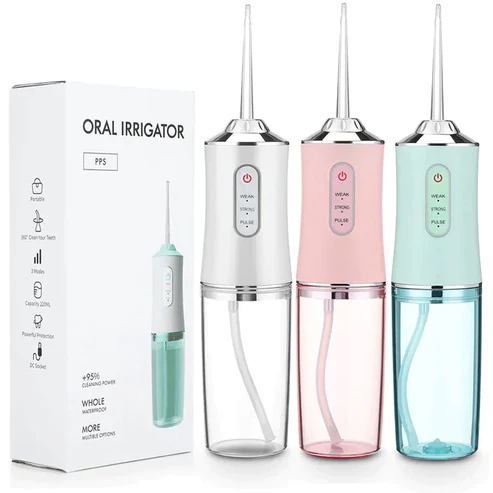 Portable Dental Irrigator - USB Rechargeable for Oral Care