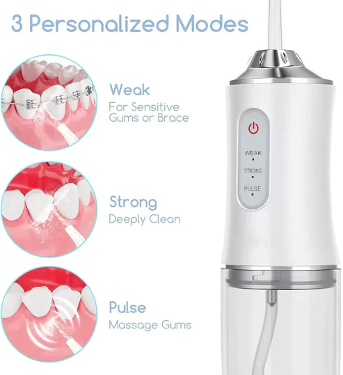 Portable Dental Irrigator - USB Rechargeable for Oral Care