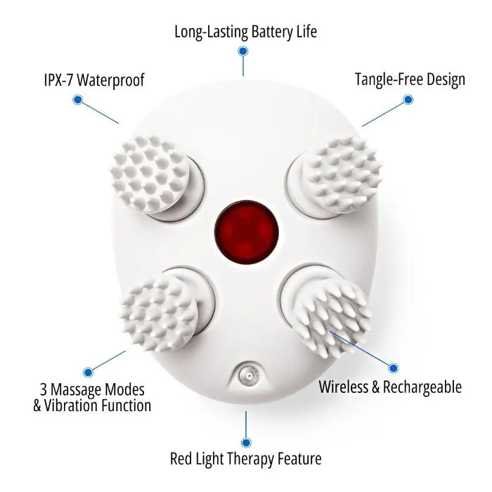 ScalpHero™ - Älykäs päänahan hierontalaite