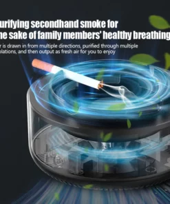 Seurico™ Negative Ion Purifier Multi-Function Ashtray