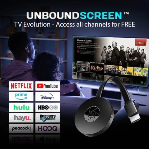UnboundScreen™ TV-evolutie