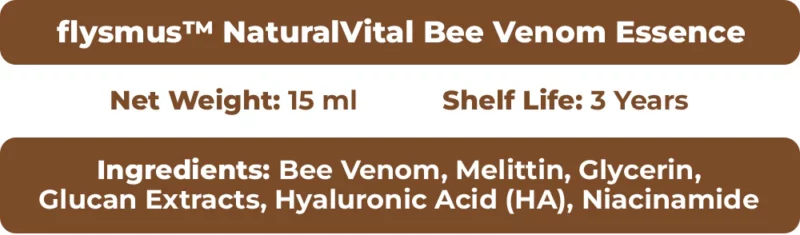 flysmus™ NaturalVital Bee Venom Essence