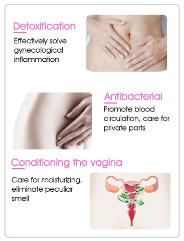 AAFQ® Onmiddellike Jeukverligting & Natuurlike Detox & Verstevigende Herstel & Pienk en Tender Natuurlike Kapsules