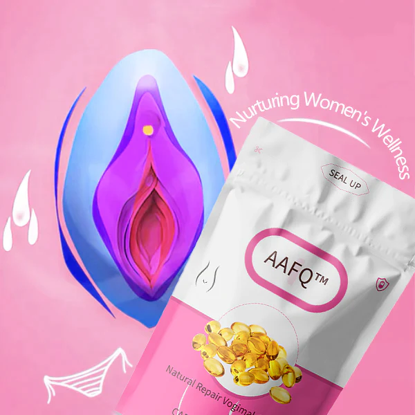 AAFQ® Onmiddellike Jeukverligting & Natuurlike Detox & Verstevigende Herstel & Pienk en Tender Natuurlike Kapsules