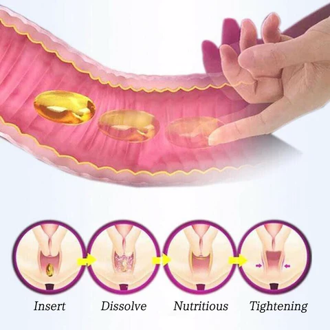 AAFQ™ Stoppino istantaneo per il prurito e disintossicante e riparatore dimagrante e rassodante e capsule naturali rosa e tenere PRO