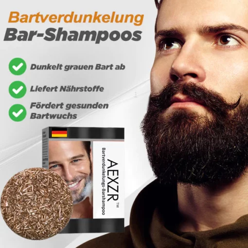 I-AEXZR™ Bartverdunkelungs-Barshampoo