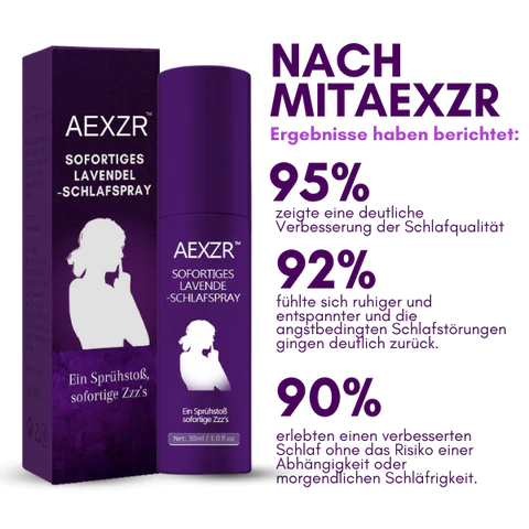 AEXZR ™ Sofortiges Lavendel-Schlafspray