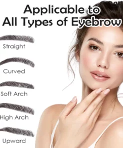 ATTDX Microblading Effect Waterproof Fork-Tip Brow Pen