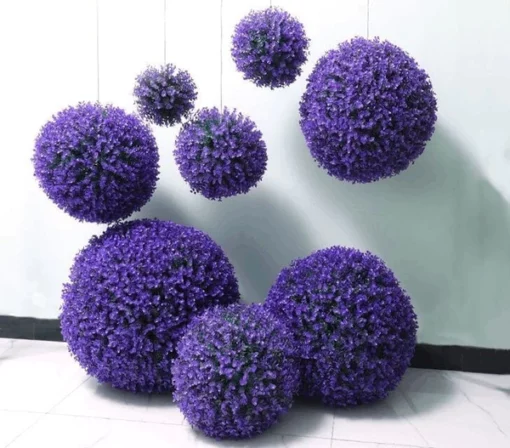 Keinotekoisten kasvien topiary pallo