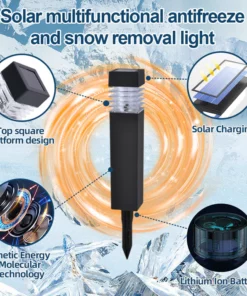 BIKENDA™ Zaawansowane wielofunkcyjne lampy wykorzystujące słoneczny rezonans elektromagnetyczny do usuwania szronu i śniegu