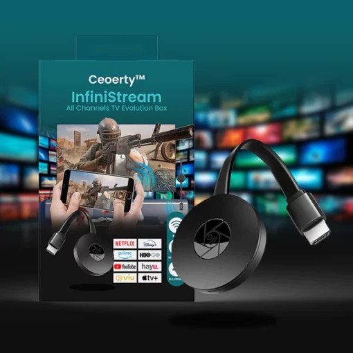 Ceoerty™ InfiniStream ချန်နယ်အားလုံး TV Evolution Box