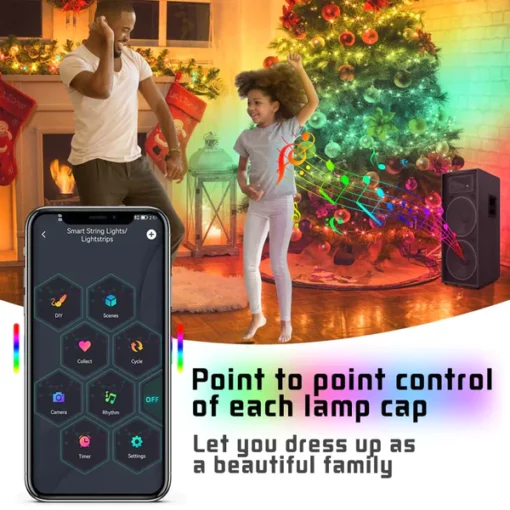 Weihnachtsbaum-RGB-Lichter, intelligente Bluetooth-Steuerung