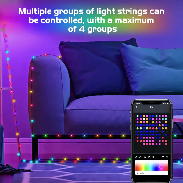 Christmas Tree RGB Lights Smart Bluetooth Control