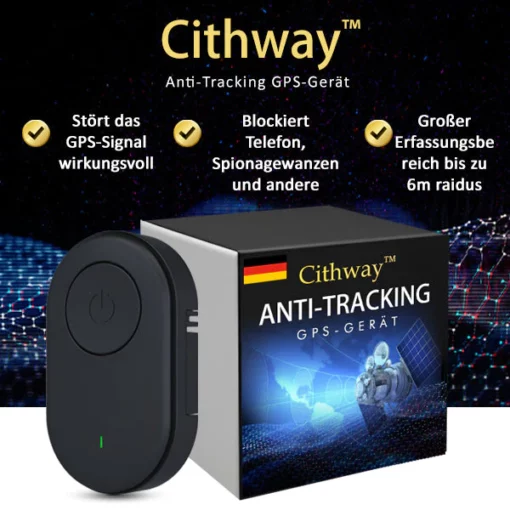Dispositivo GPS Cithway™ Anti-Tracking