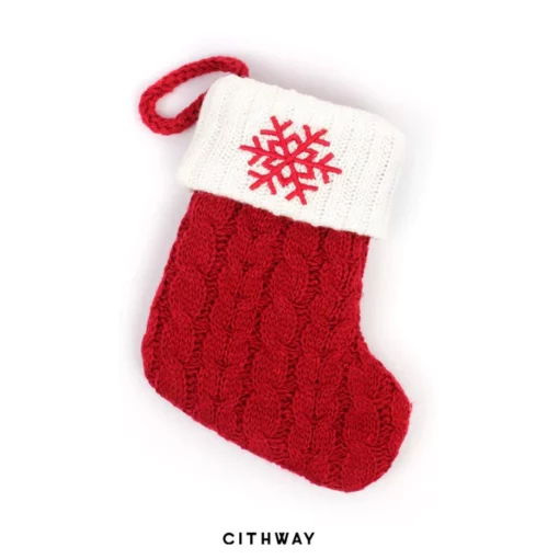 Cithway™ Alphabet Knit Christmas Stocking - Image 5