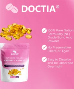 DOCTIA® Instant Itch Relief & Natural Detox & Firming Repair & Pink and Tender Natural Capsules