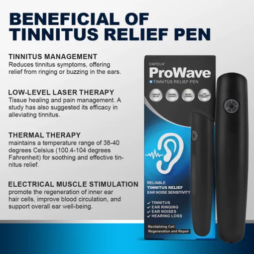 Dafeila™ ProWave Tinnitus Relief Therapy Pen - Billede 2