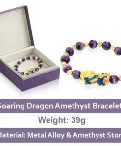 Dragon Amethyst Bracelet